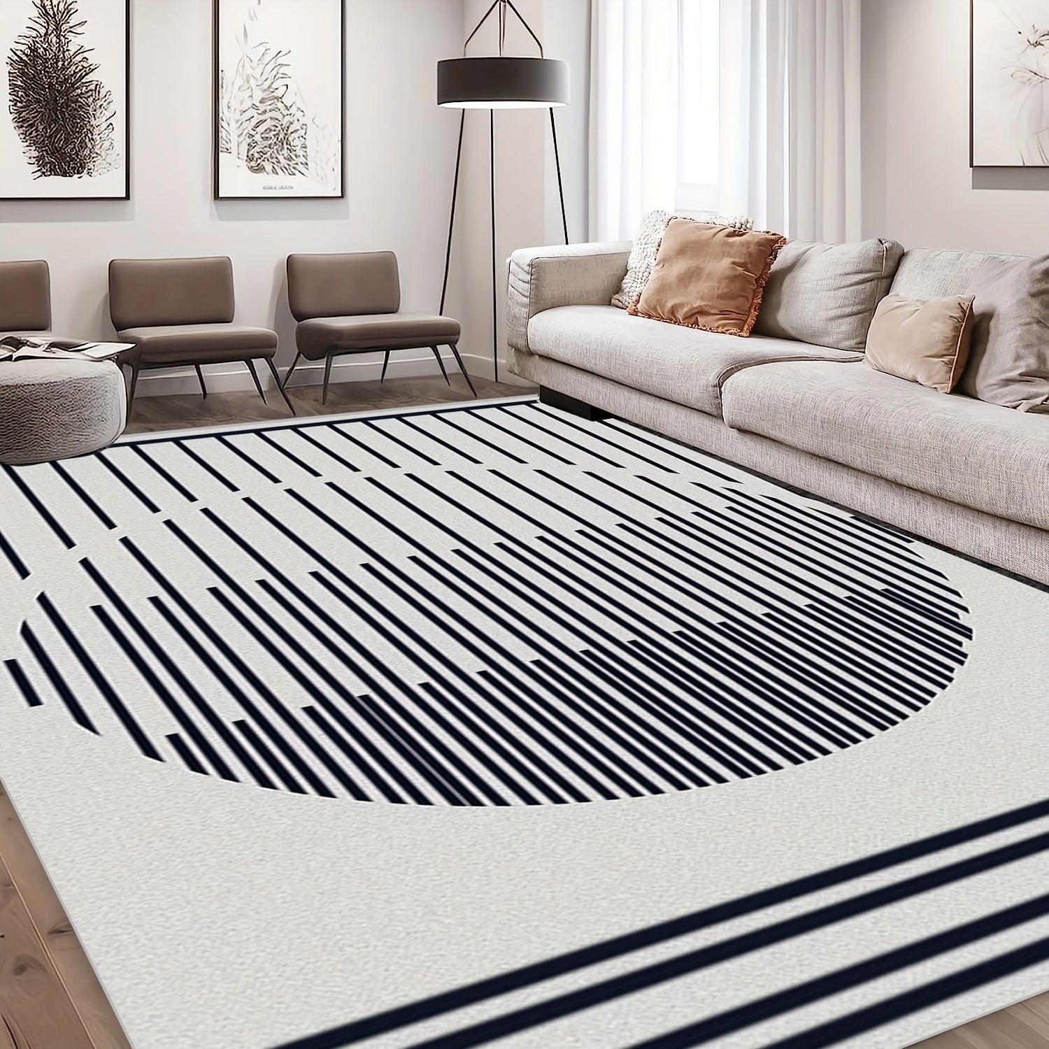 Modern Home Decor Carpet Soft Non Slip Floor Mat Easy to Clean