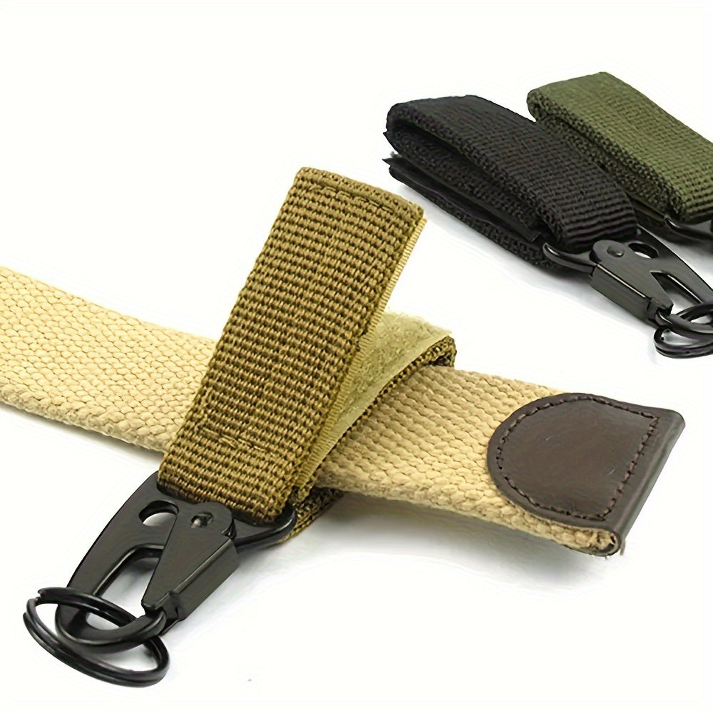 2pcs Molle Hook Carabiner Outdoor Nylon Webbing Hanging Buckles