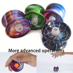 Metal Triple Bearing Yoyo Ball Upgraded Dazzling Long Lasting Speed