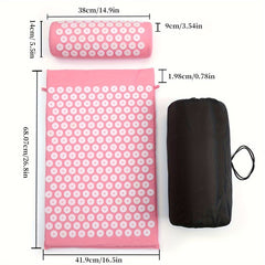 Colorful Acupressure Mat Massage for Stress Relief