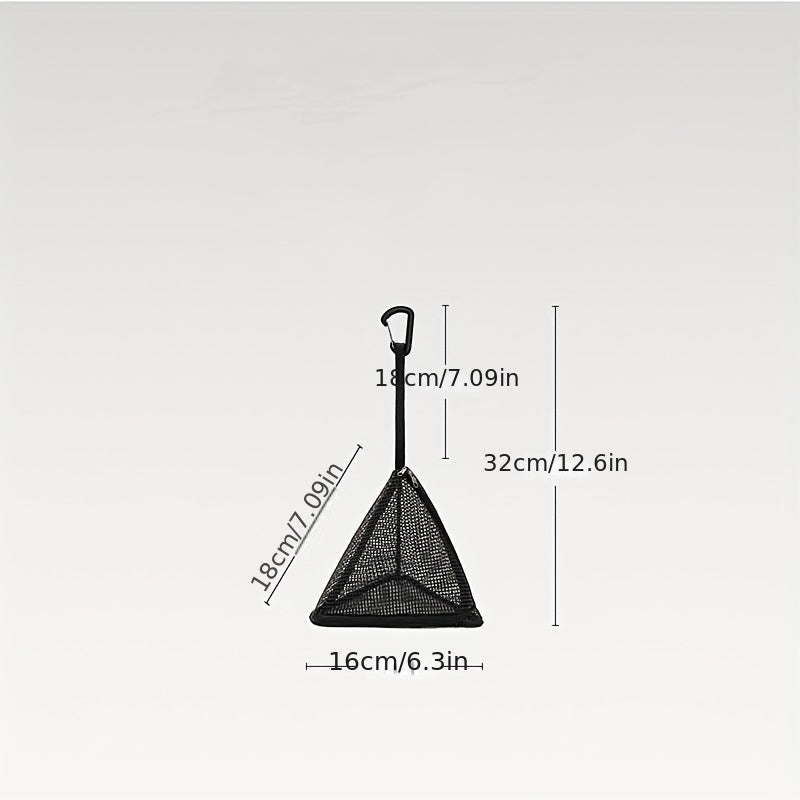 Durable Triangle Hanging Bag Mesh Hanging Basket Net