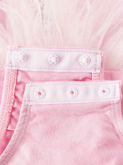 Girls 95 Cotton Short Sleeve Ballet Tutu Leotard Romper