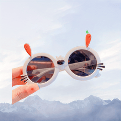 Girl's Radish Rabbit Sunglasses UV Sunshade Baby Sunglasses