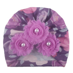 Flower Baby Headscarf Hat for 0-3 Years Baby