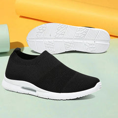 Women's Flying Woven Sneakers Textured Running Shoes