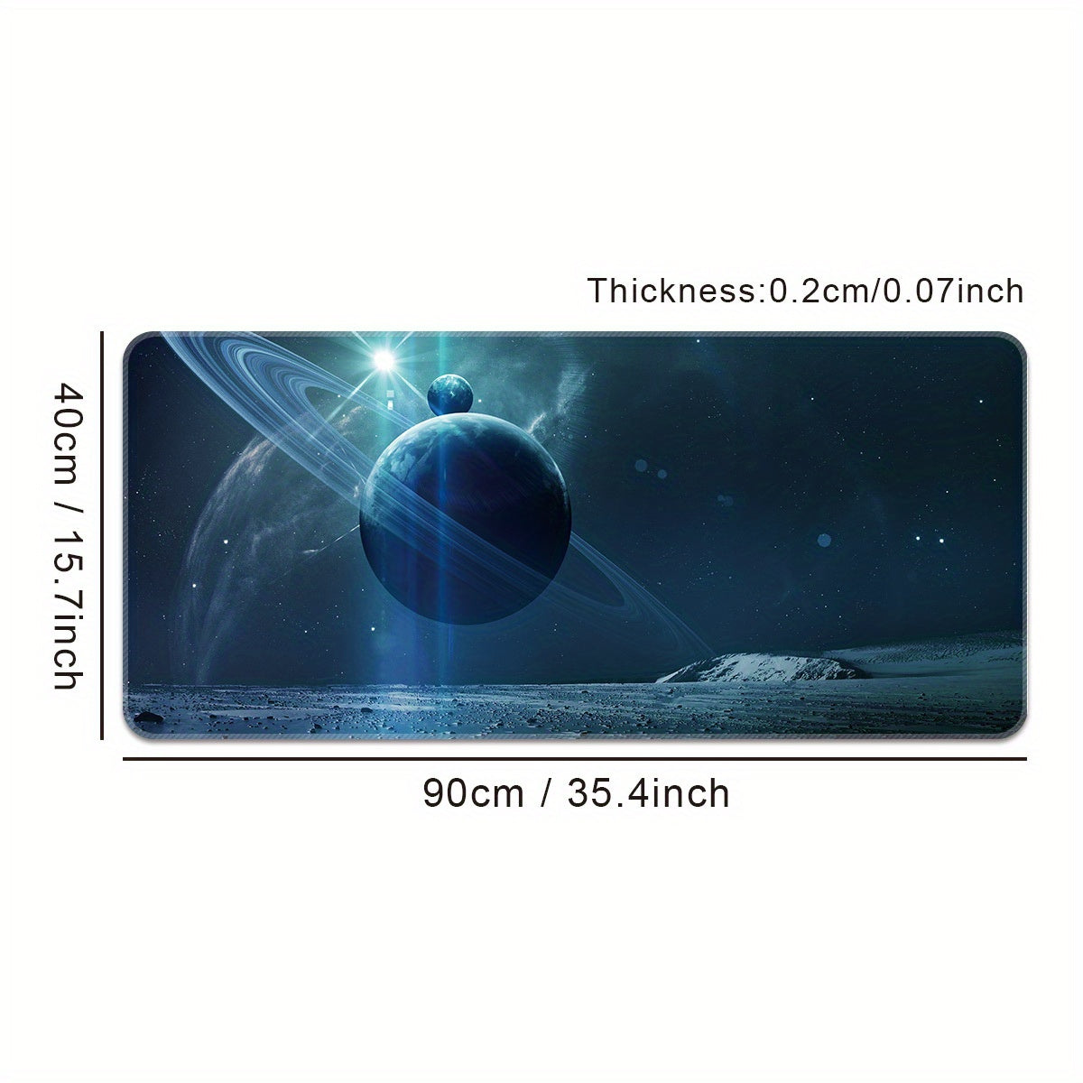 Planet Starry Sky Large Gaming Mouse Pad
