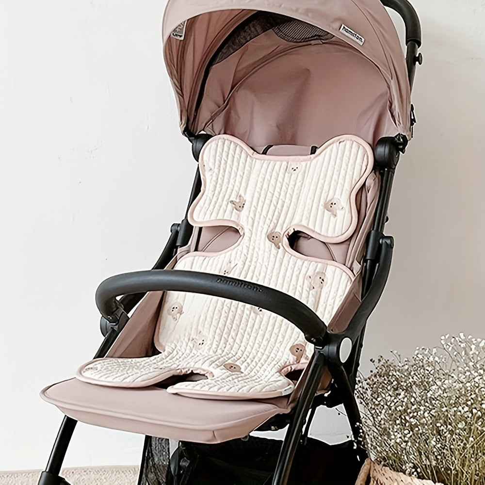 Cartoon Animal Baby Stroller Cushion - Breathable Newborn Car Seat Pad