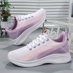 Women's Ombre Breathable Sports Shoes Running Sneakers