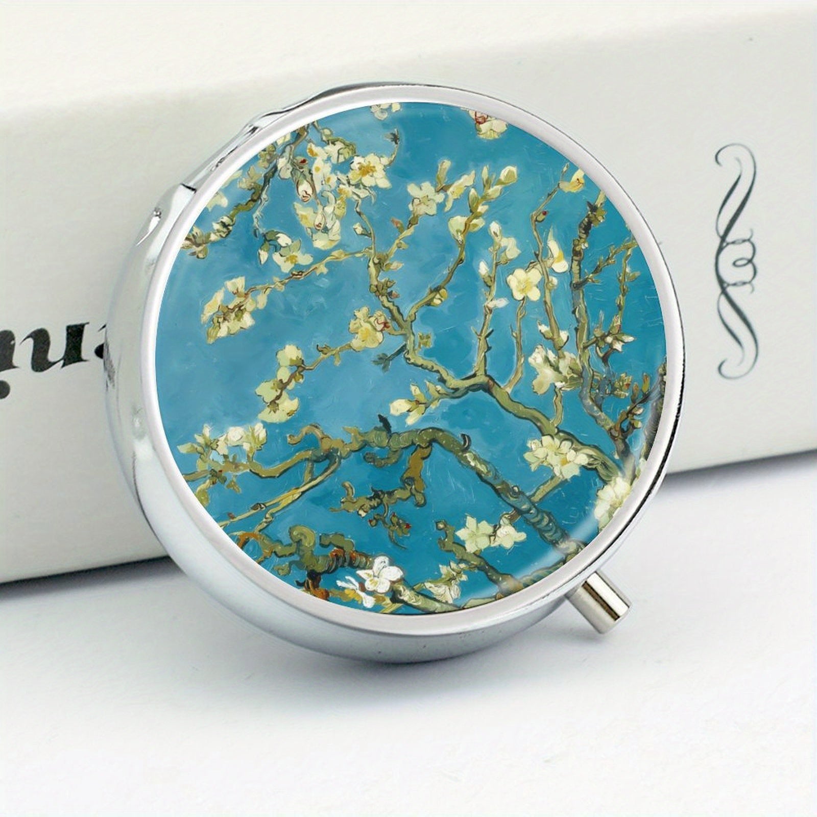 Polygala Pill Box 3 Compartment Portable Medicine Organizer Travel Pill Case