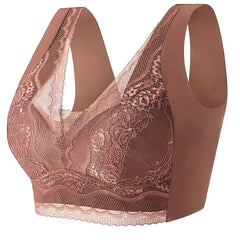 Lace Wireless Push Up Bra Ladies Undergarment