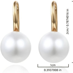 High Touch Pearl Stud Earrings