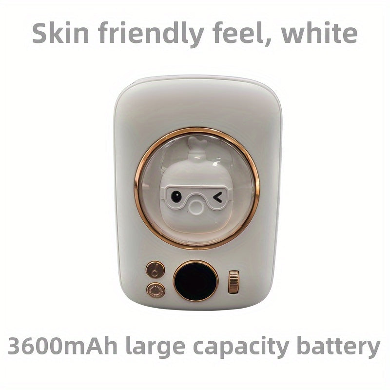 Cartoon Hand Warmer Mobile Phone Power Supply With LED Dazzling Lights