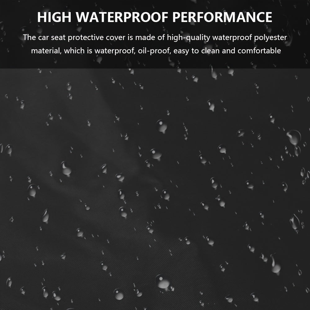 2pcs Car Seat Cover Waterproof Car Front Seat Covers Heavy Duty Polyester