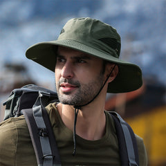 Breathable Sun Protection Wide Brim Hat for Outdoor Activities
