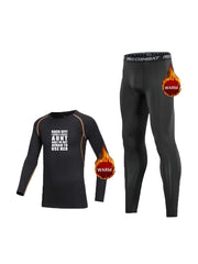 2pcs Toddler Kids Fleece Compression Sets for Sports