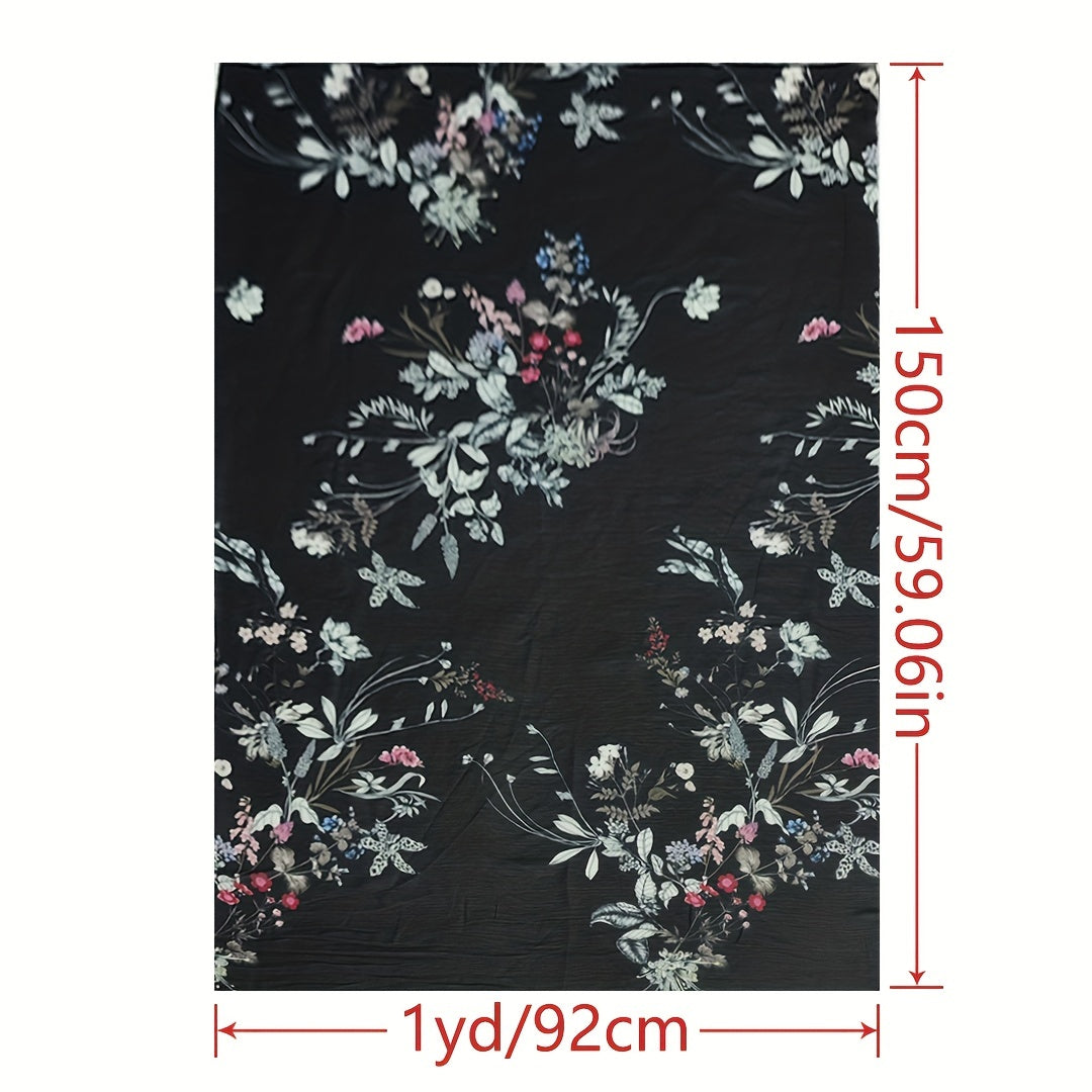1yd Comfortable Breathable Chiffon Fabric for DIY Clothing Dress Pants