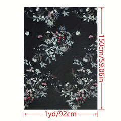 1yd Comfortable Breathable Chiffon Fabric for DIY Clothing Dress Pants