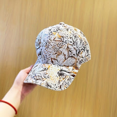 Cotton Baseball Cap Print Duck Tongue Cap Unisex Outdoor Sun Hat