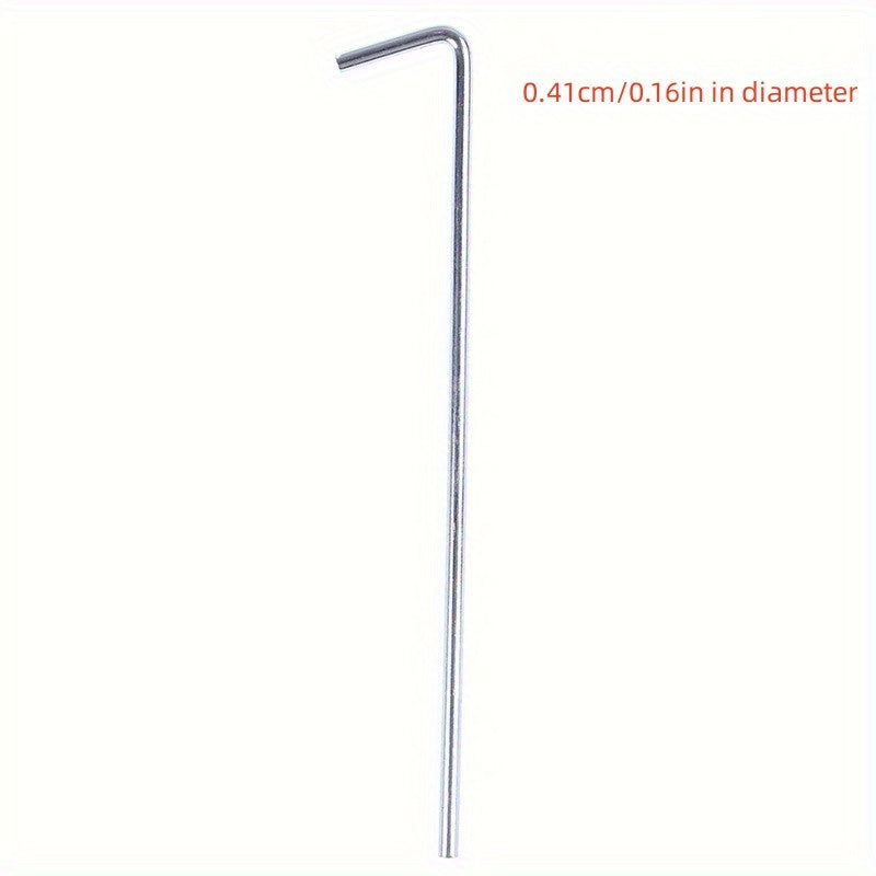 5pcs Heavy Duty Stainless Steel Tent Stakes Ground Nail