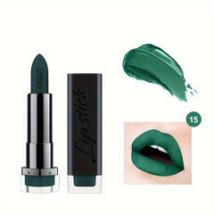 Matte Green Lipstick Waterproof Gothic Makeup Halloween Gift