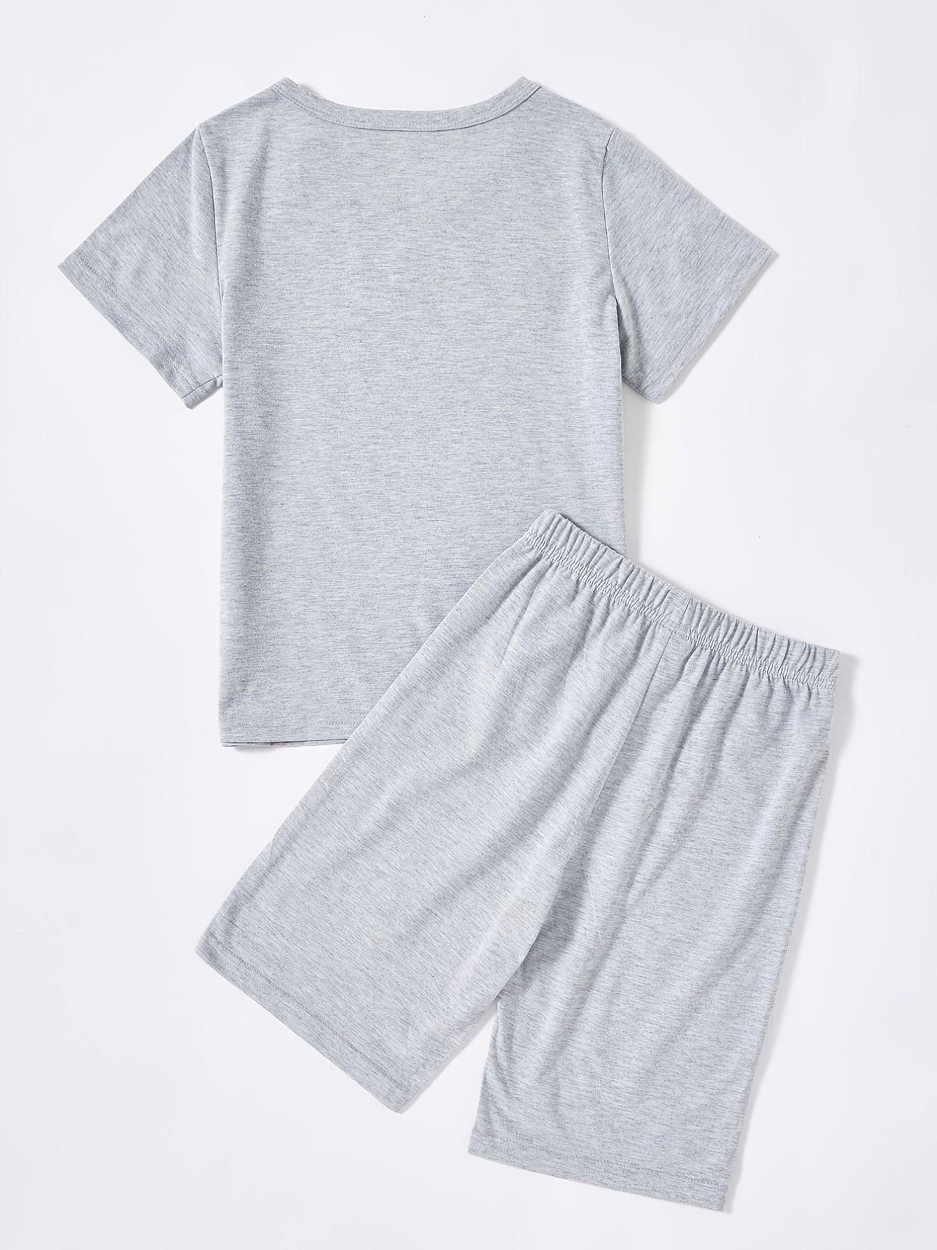 Boys Tiger Print Tee & Shorts Set Kids Clothes
