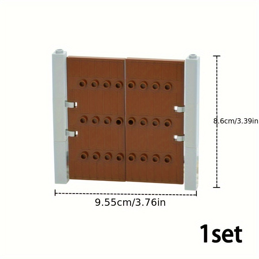 MOC Bricks 2400 87601 1x5x10 Door Building Blocks Gate DIY