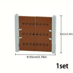 MOC Bricks 2400 87601 1x5x10 Door Building Blocks Gate DIY