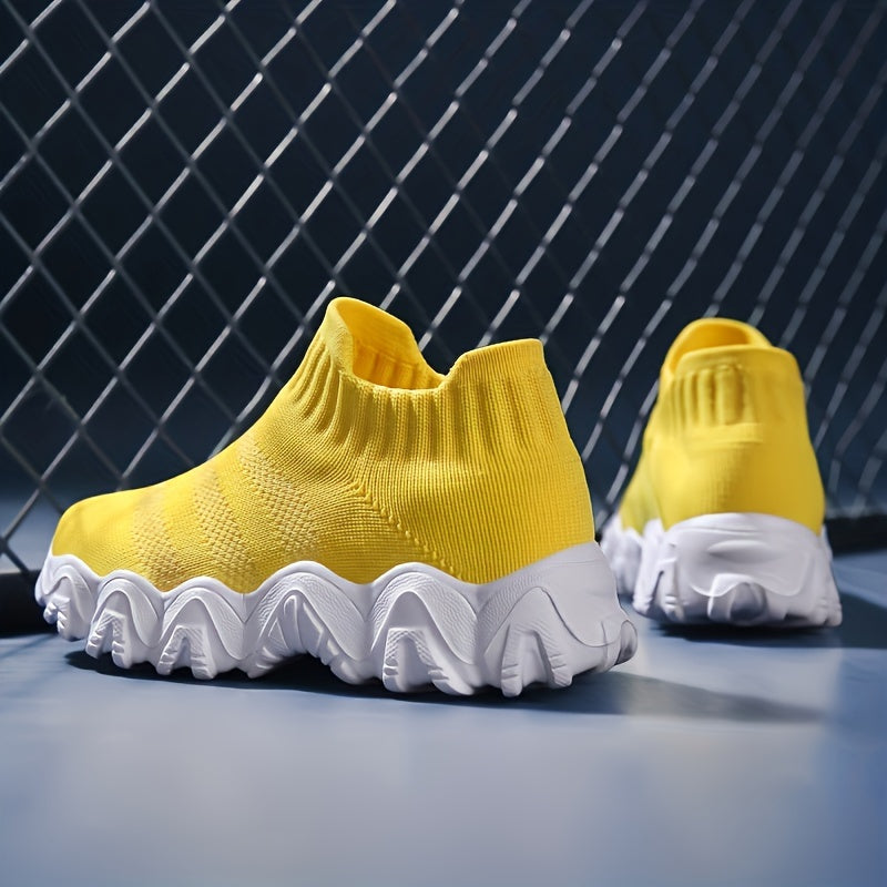 Boy's Breathable Slip On Sock Shoes Non Slip Sneakers