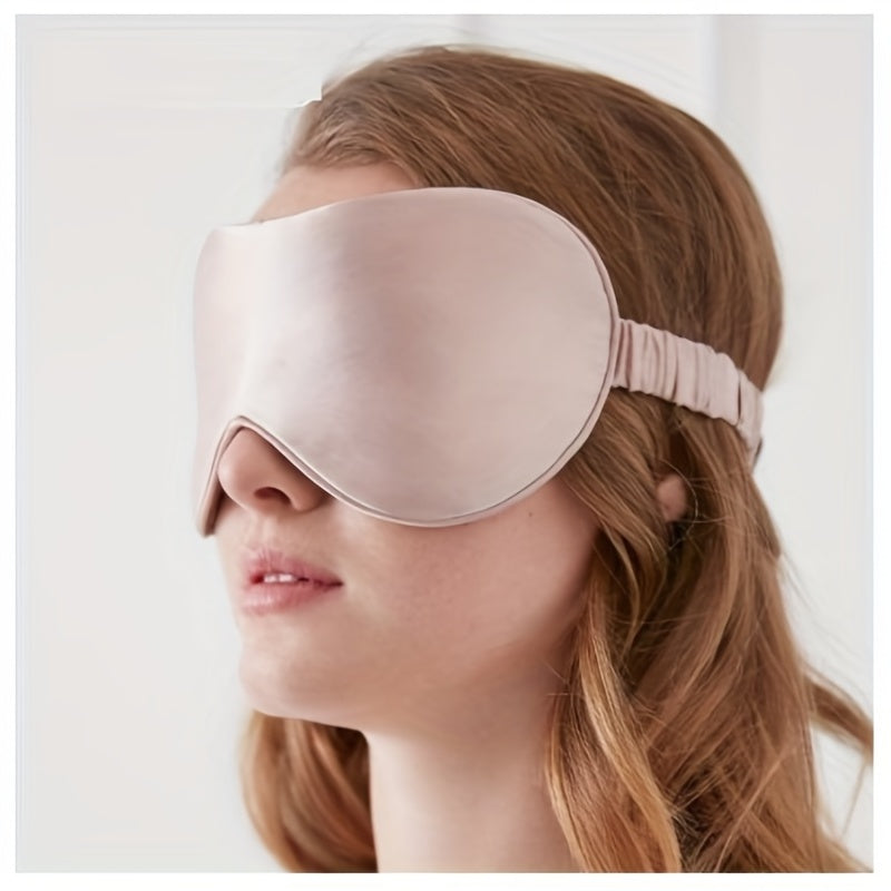 2-in-1 Silk Sleep Mask for Naps and Relaxation