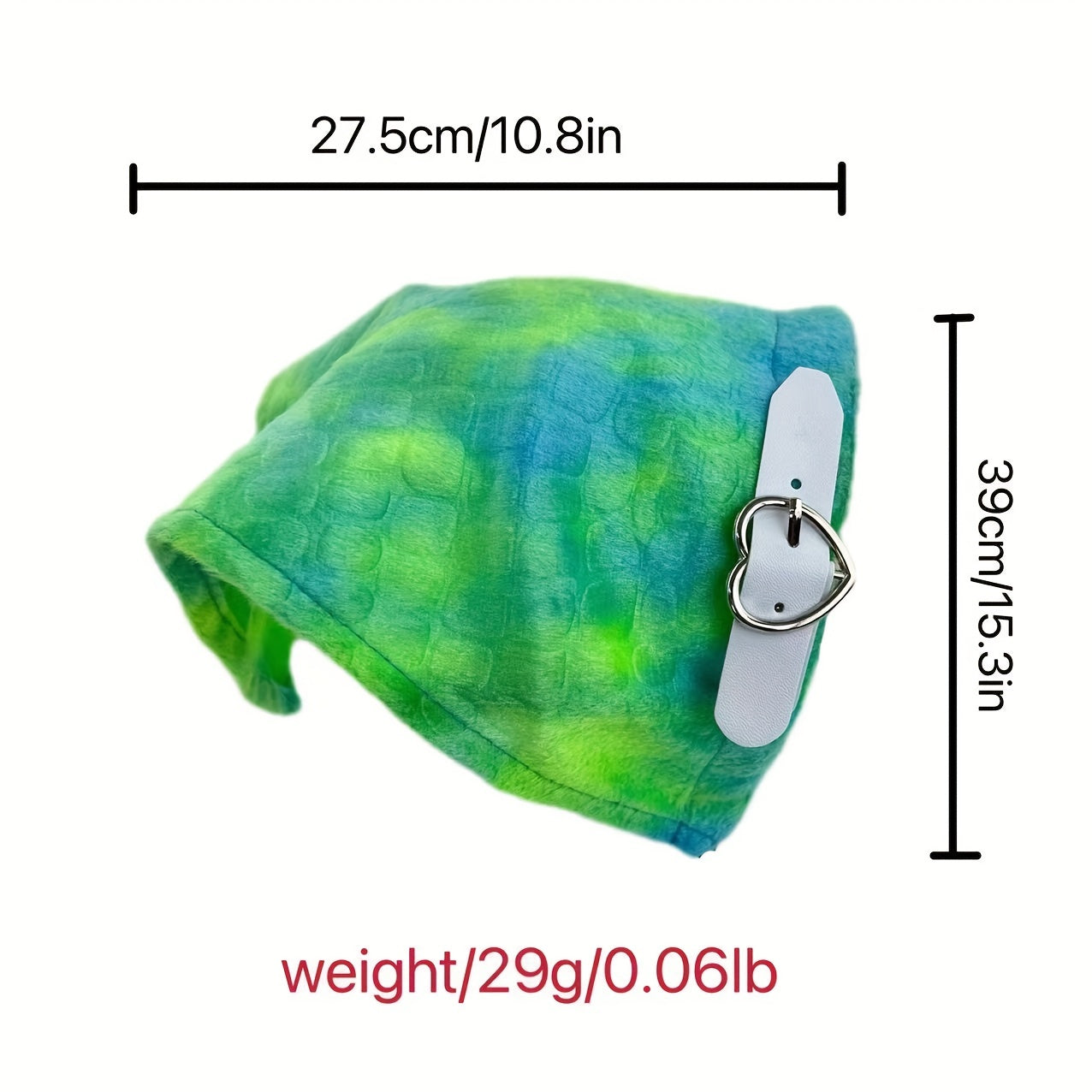 Y2K Embossed Triangle Scarf Gradient Headband Turban Bandana