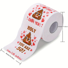 50th Birthday Toilet Paper Roll Funny Gift Happy Birthday Decorations