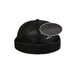 Adjustable S Breathable Vintage Brimless Beanie Hats