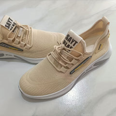 Men's Slip on Sneakers with Laces, Odor Resistant Athletic Shoes
