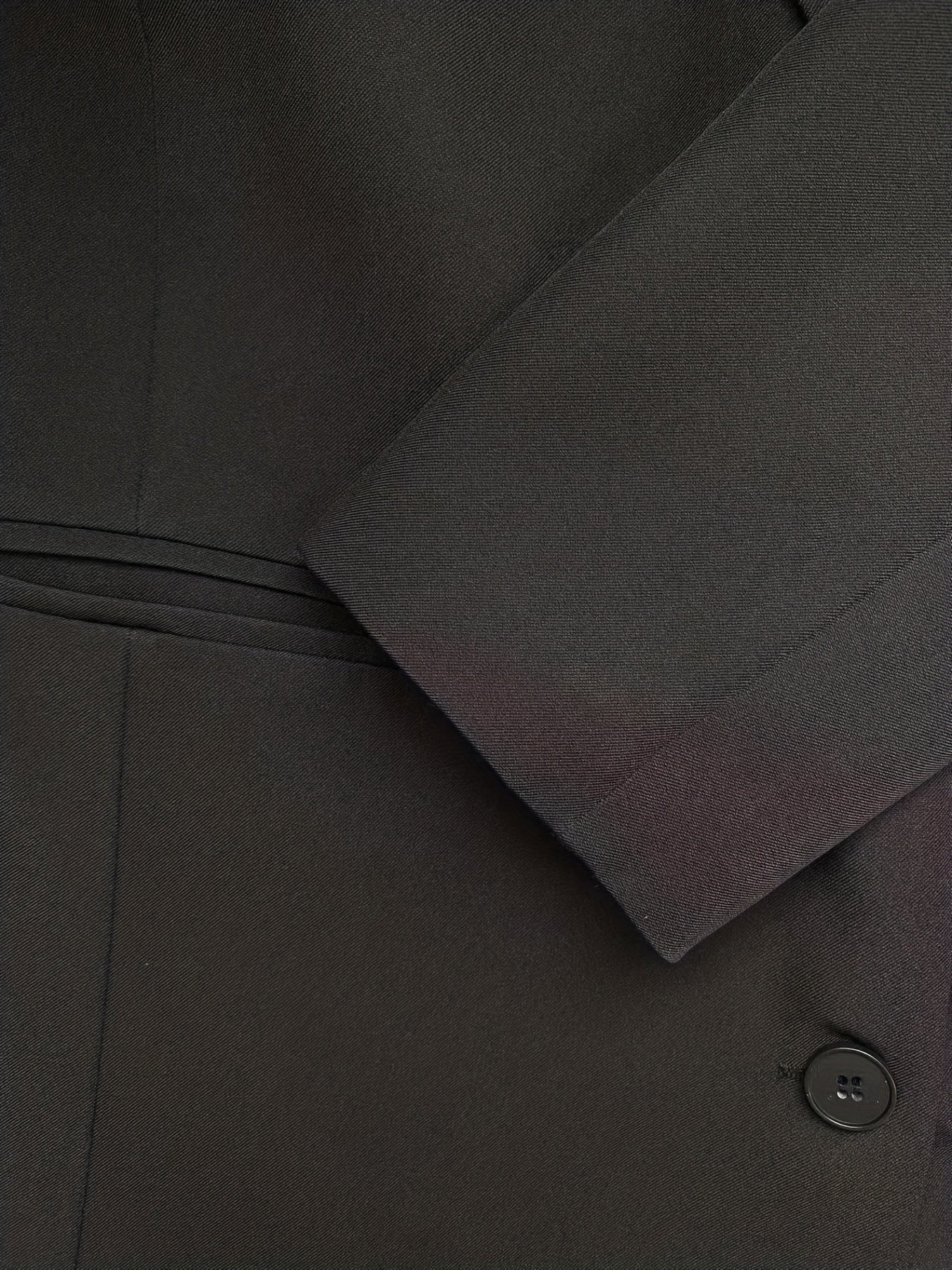 Button Front Notched Collar Blazer Long Sleeve Women's Clothing