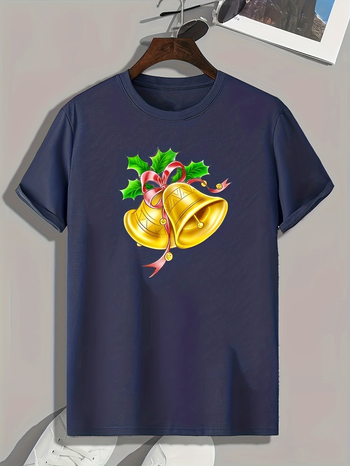 Bell Print Men's Graphic T shirt for Summer