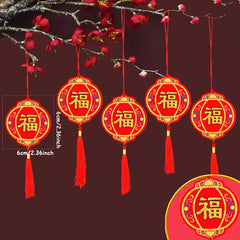 5pcs Tassel Chinese Year Pendant Outdoor Party Decorations