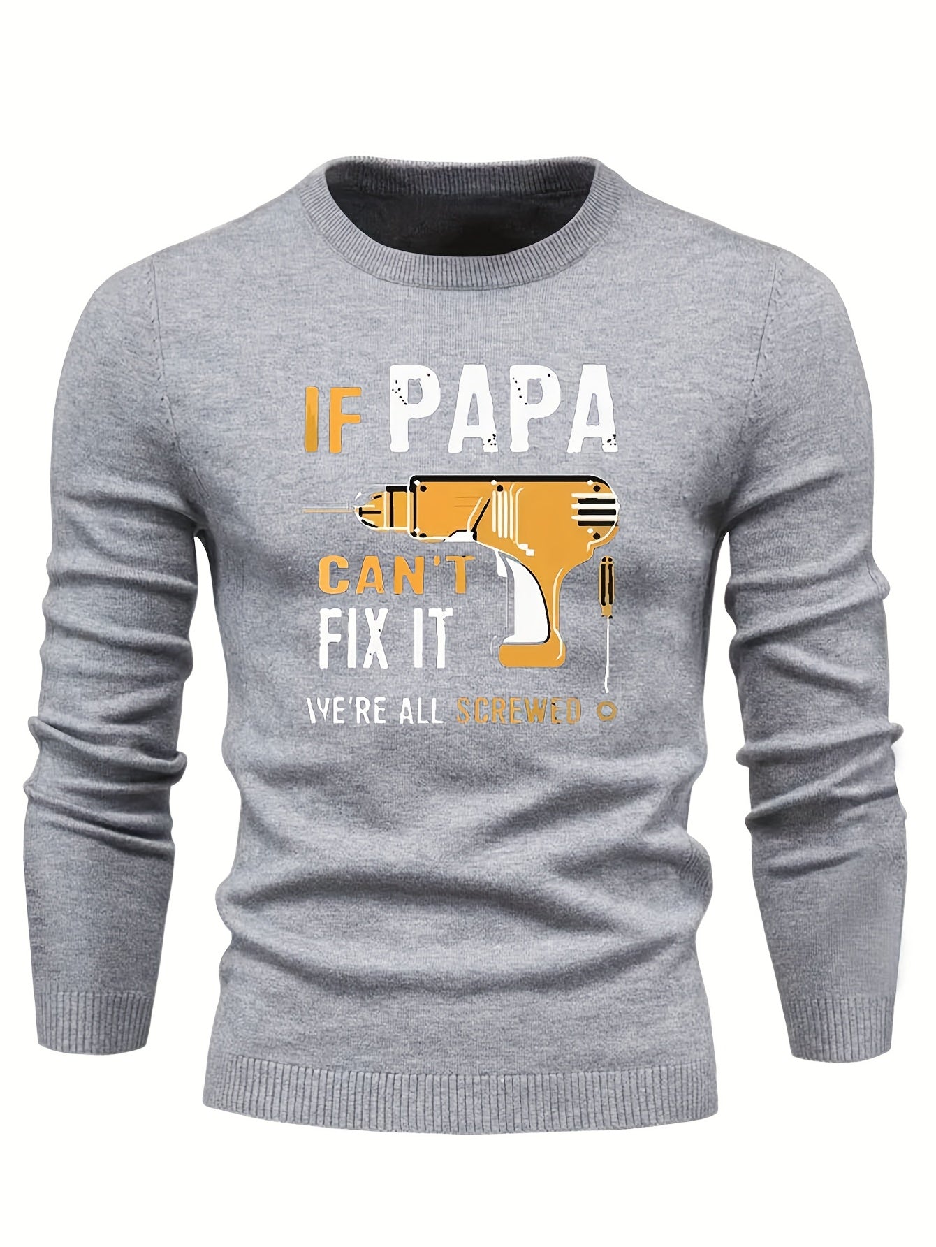 Men's Casual Warm Crew Neck Pullover Sweater
