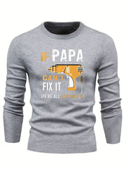 Men's Casual Warm Crew Neck Pullover Sweater