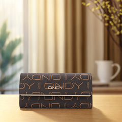 Classic Women's Long Wallet Snap Closure Handbag Style Organizer