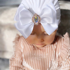 Casual Bow Knot Pullover Hat For Kids