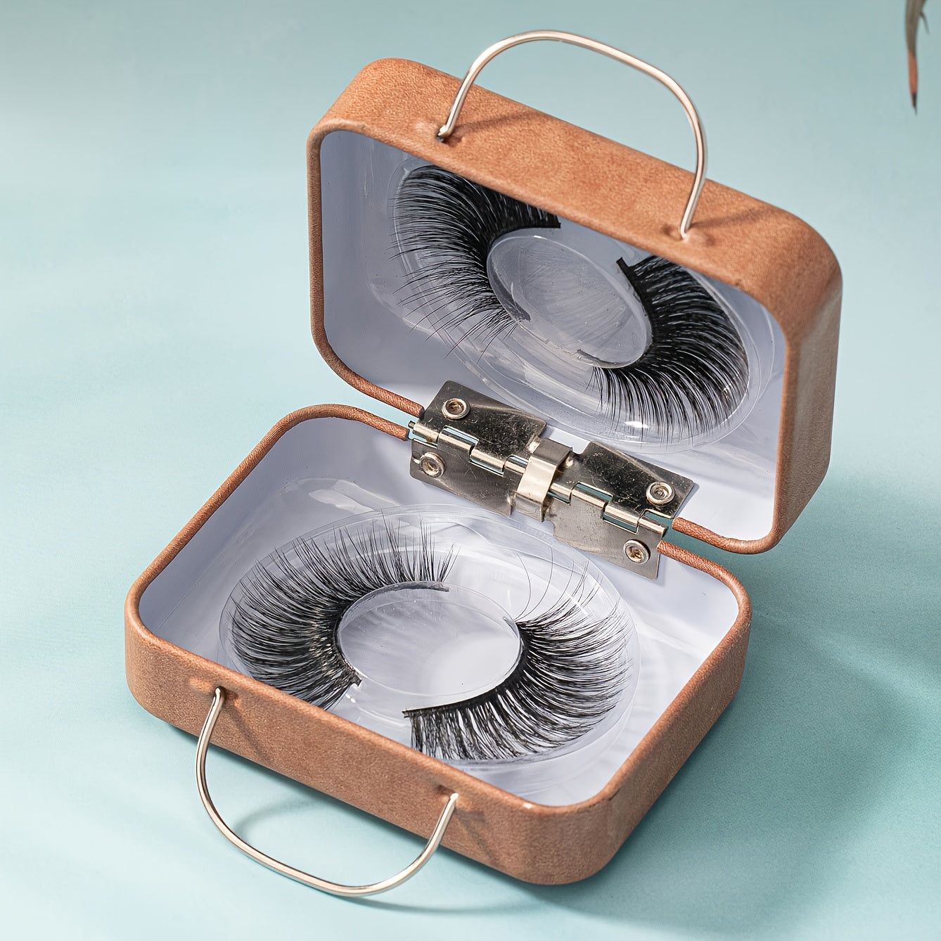 2 Pairs Fluffy Long False Eyelashes with Packaging