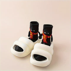 Christmas Cartoon Eyes Decor Socks Women's Stockings