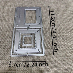 Label Frame Metal Cutting Dies for DIY Scrapbooking Handcraft