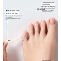2pcs Small Toe Protectors Against Foot Abrasion