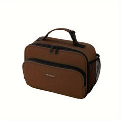 Portable Insulated Lunch Bag Polyester Handbag Organizer Thermal Cooler