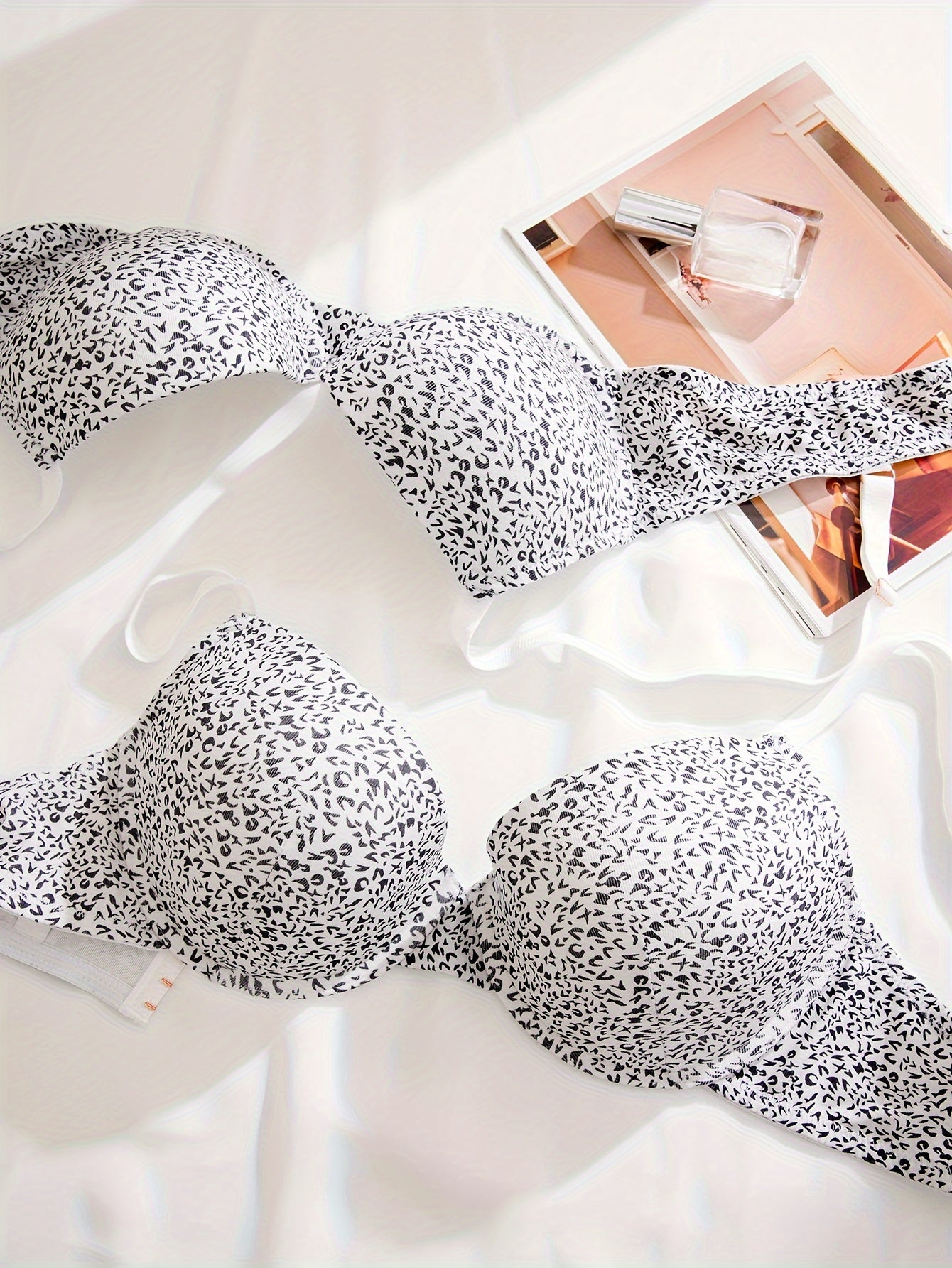2 Pack Women's Plus Full Cover Underwire Everyday Bras Set