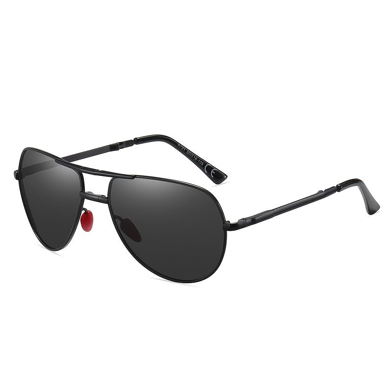 Polarized Foldable Men's Sunglasses Cycling Driving Mirror