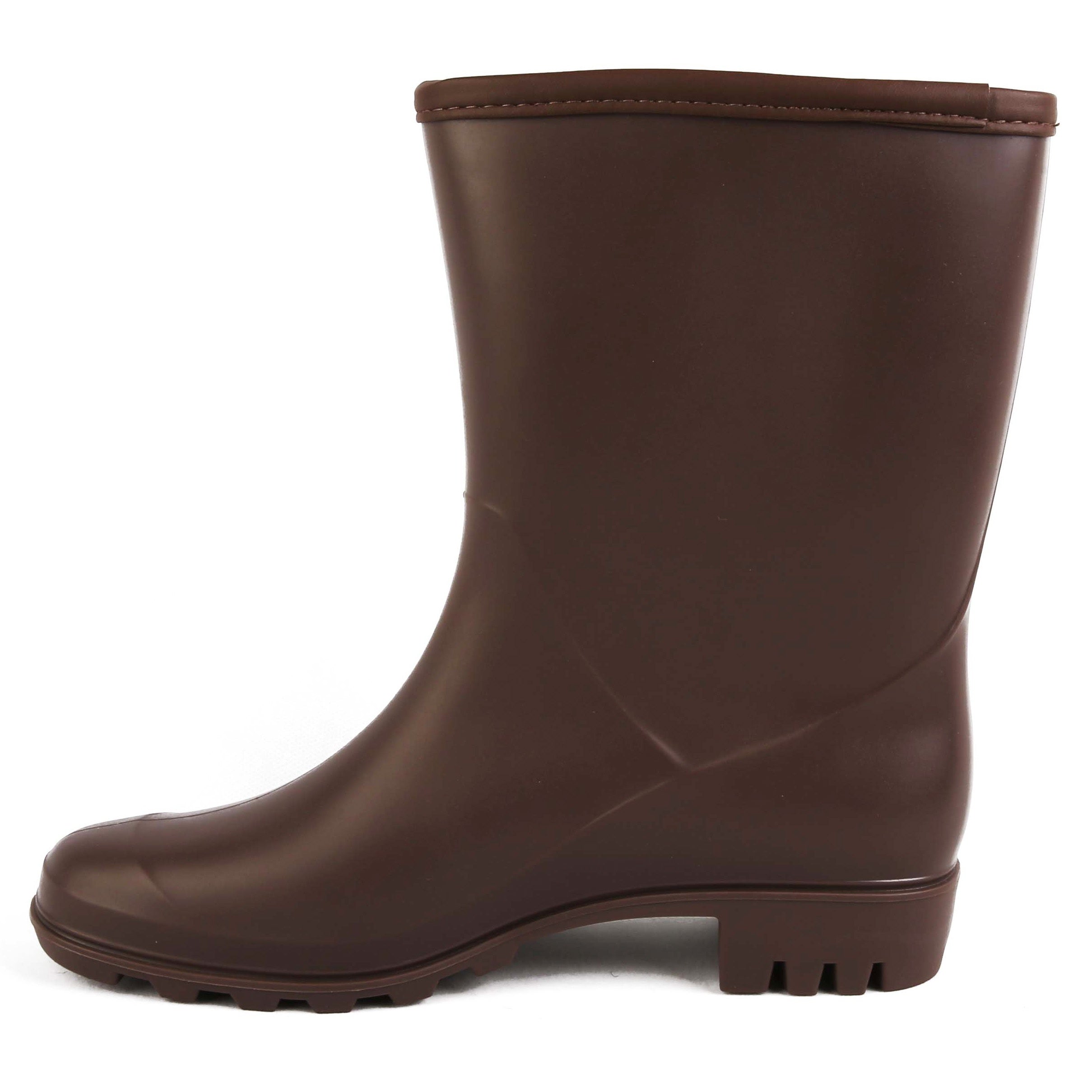 PVC Buckle Decor Non Slip Rain Boots Waterproof Lightweight