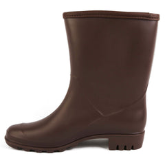 PVC Buckle Decor Non Slip Rain Boots Waterproof Lightweight