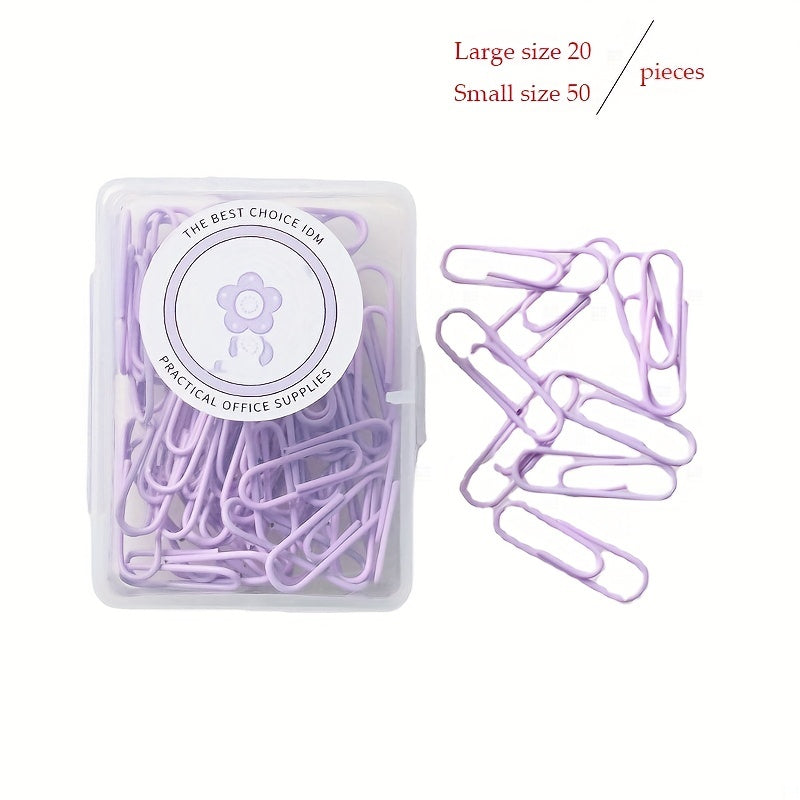 Colorful Paper Clip Creative Paper Clip with Storage Box